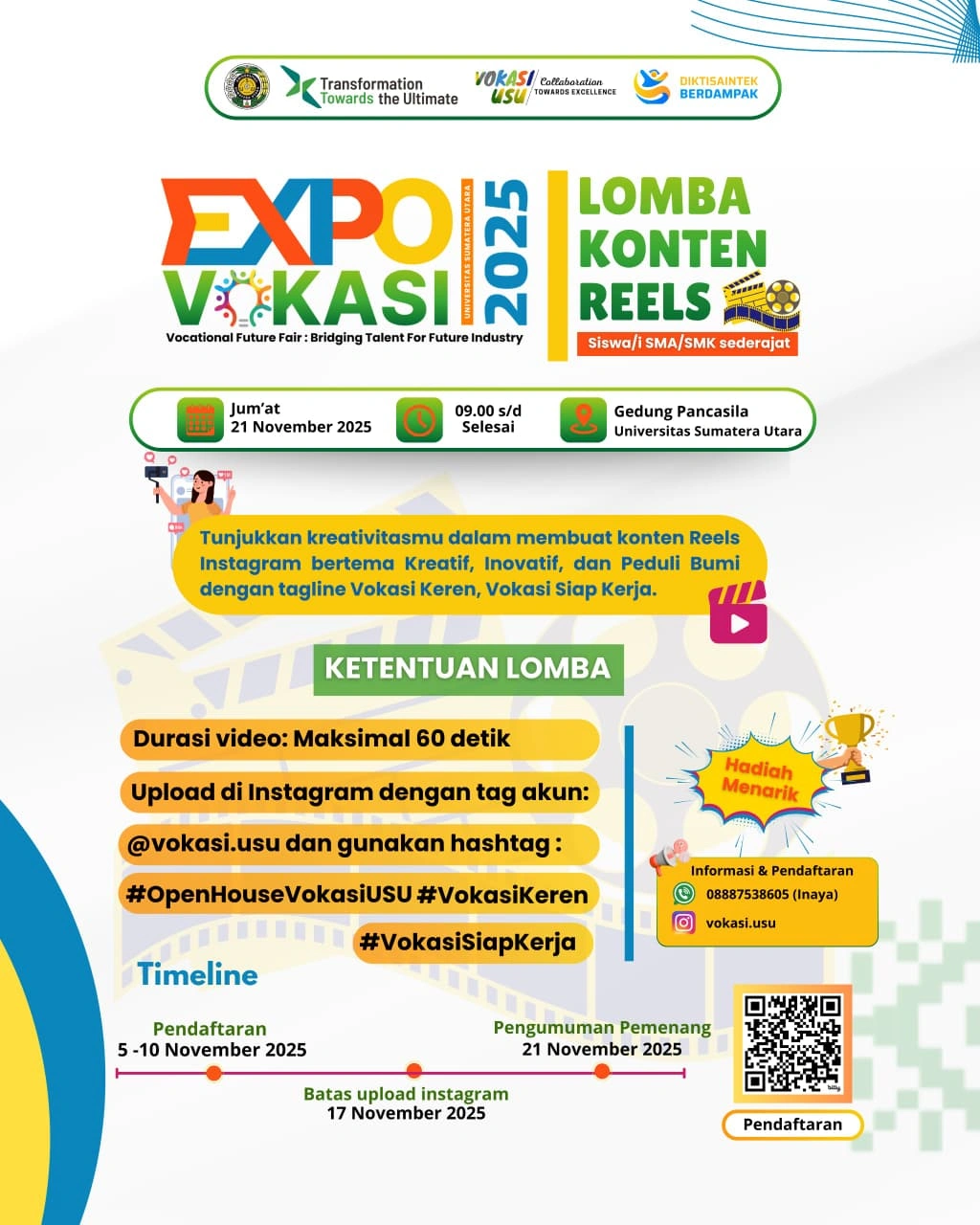 EXPO VOKASI 2025: Reels Content Competition